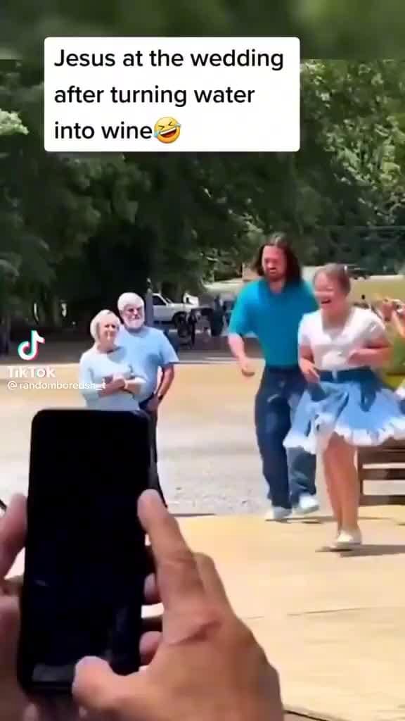 Jesus at the wedding after turning water into wine iFunny