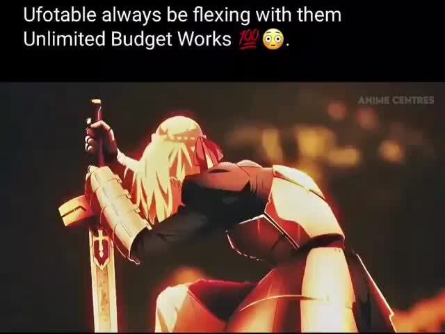 Ufotable always be flexing with them Unlimited Budget Works 