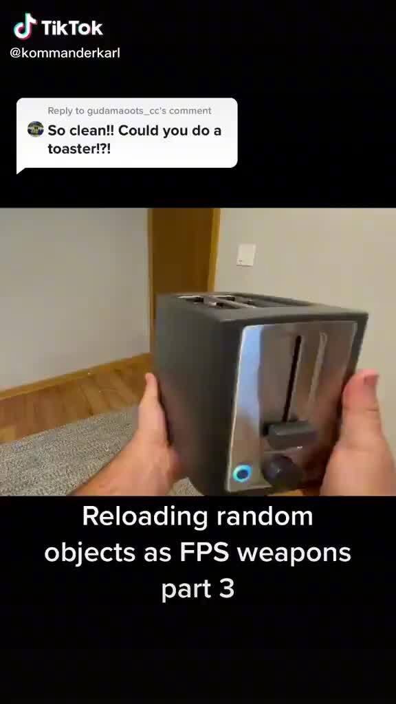 TikTok kommanderkarl So clean!! Could you do toaster!?! Reloading