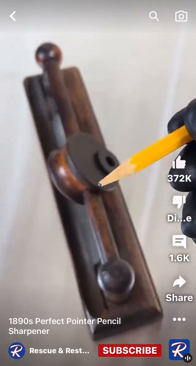 1.6K Share 1890s Perfect Pointer Pencil Sharpener Rescue & Rest