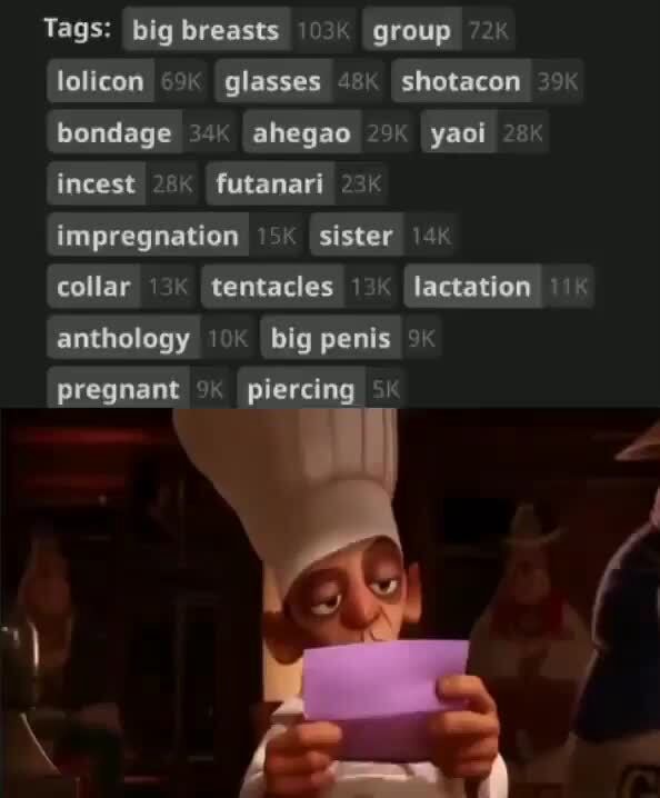 Tags: big breasts group lolicon glasses shotecon bondage ahegao yaoi incest futanari impregnation sister collar tentacles f lactation anthology big penis pregnant piercing - iFunny
