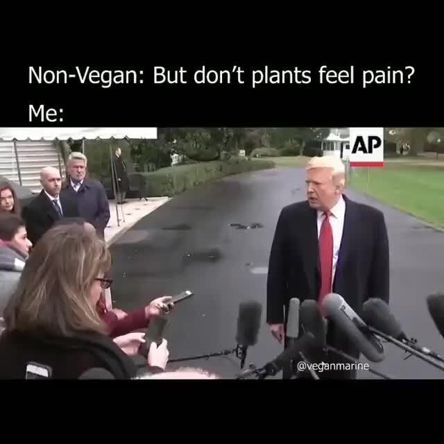 NonVegan But don't plants feel pain? iFunny