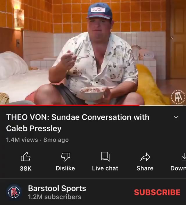 THEO VON Sundae Conversation with Caleb Pressley 1.4M views ago