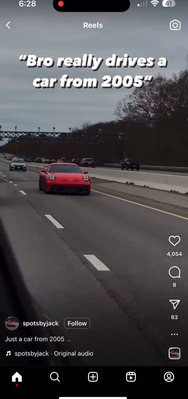 FE Reels Bro really drives a car from 20 4,054 63 SSS spotsbyjack I