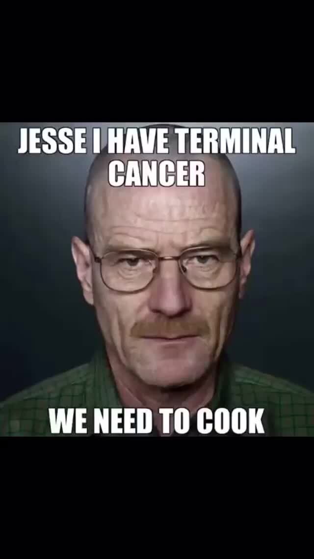 JESSE HAVE TERMINAL CANCER WE NEED TO COOK - iFunny