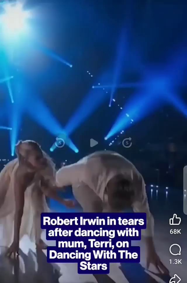 Robert Irwin in tears after dancing with mum, Terri, on Dancing With ...