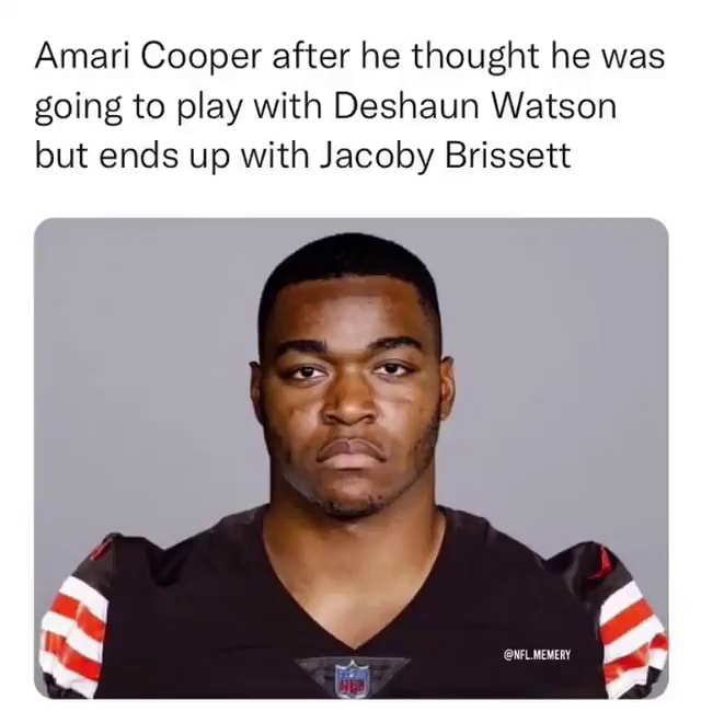 Amari Cooper After He Thought He Was Going To Play With Deshaun Watson ...