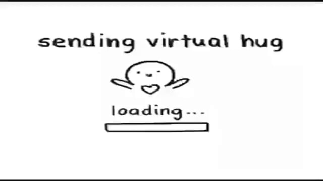 Sending virtual hug loading - iFunny