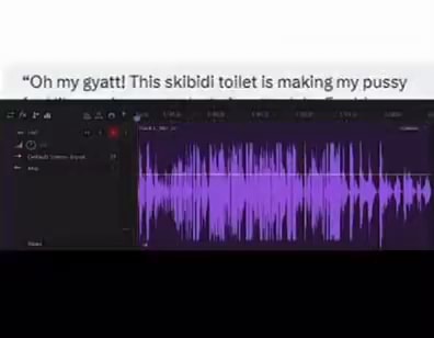 "Oh my gyatt! This skibidi toilet is making m - iFunny