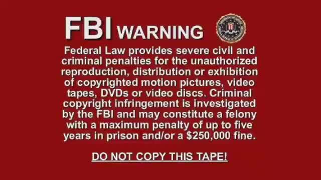 FBI warninc Federal Law provides severe civil and criminal penalties