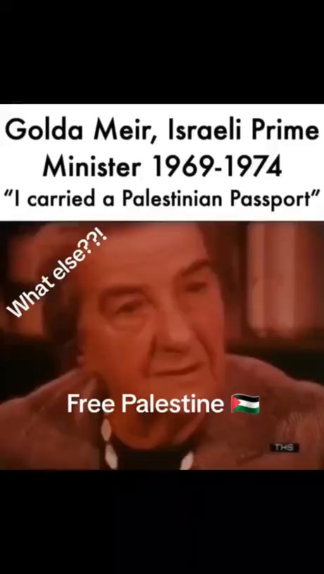 Golda Meir Israeli Prime Minister 1969 1974 Carried A Palestinian   7094ffc0cd224345926fb08ca89cba9bc01fc20998647826cd0cc082f60af1ca 3 