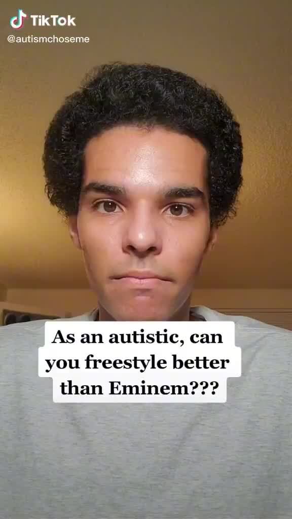 TikTok @autismchoseme As an autistic, can you freestyle better than ...