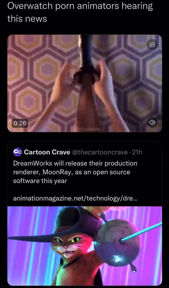 Dreamworks Porn - Overwatch porn animators hearing this news Cartoon Crave DreamWorks will  release their production renderer, MoonRay, as an open source software this  year - iFunny Brazil