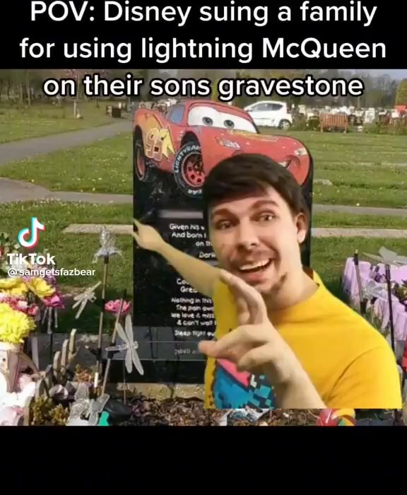 POV: Disney suing a family for using I lightning McQueen on their sons