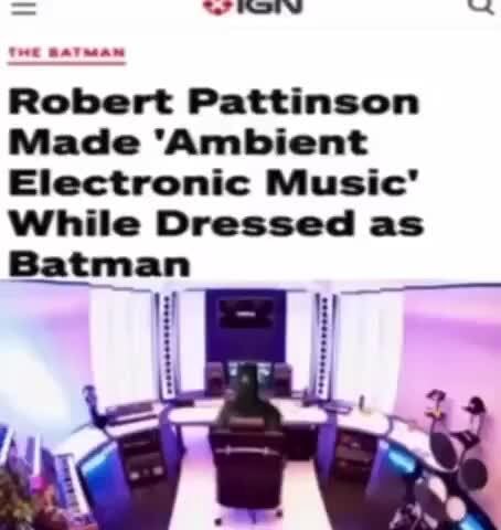 - Say Robert Pattinson Made 'Ambient Electronic Music" While Dressed As ...