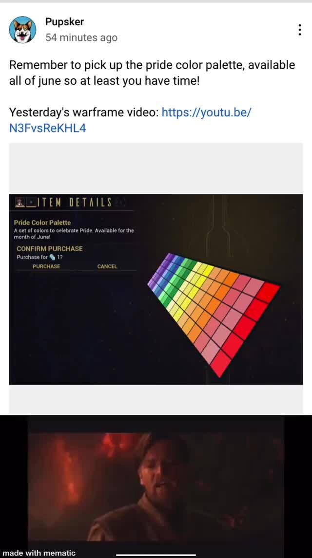 Remember to pick up the pride color palette, available all of june so