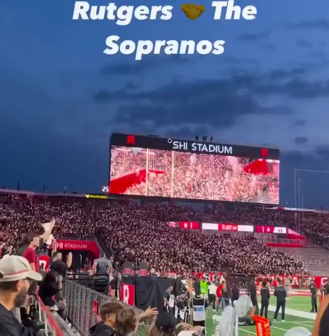 Rutgers The Sopranos STADIUM - iFunny