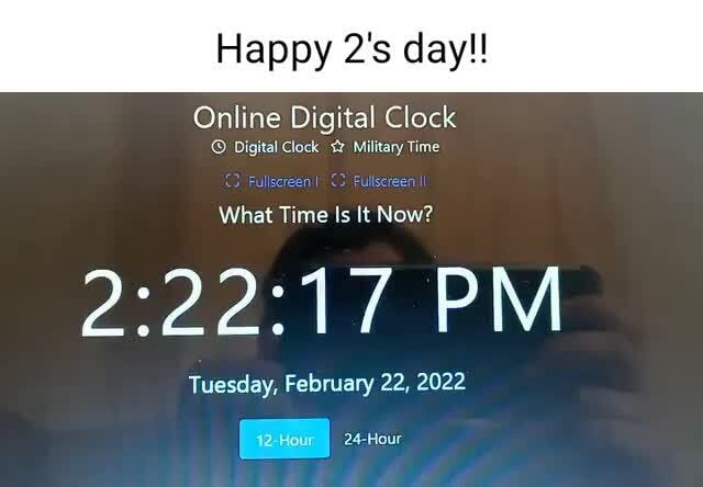 Happy day!! Online Digital Clock Digital Clock Military Time Fullsereen