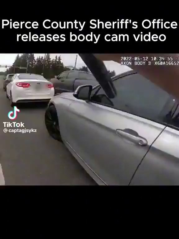 Pierce County Sheriff's Office Releases Body Cam Video TikTok ...