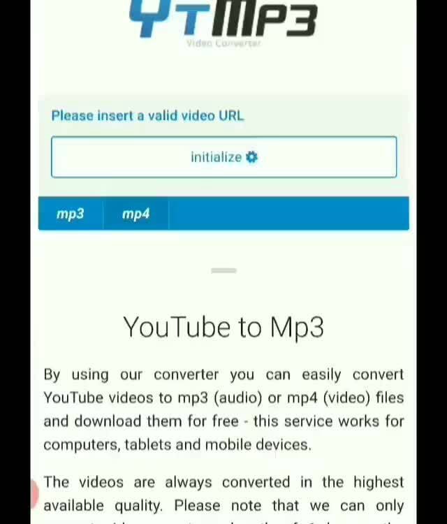 video url to mp3