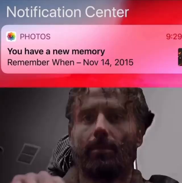 Notification Center PHOTOS You Have A New Memory Remember When Nov 14 Notification Center Photos You Have A New Memory Remember When Nov 14