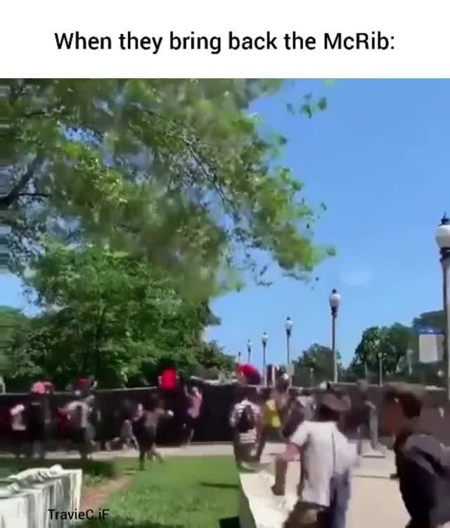 When they bring back the McRib: - iFunny