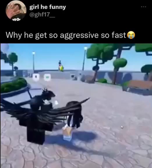 Girl He Funny Why He Get So Aggressive So Fast IFunny