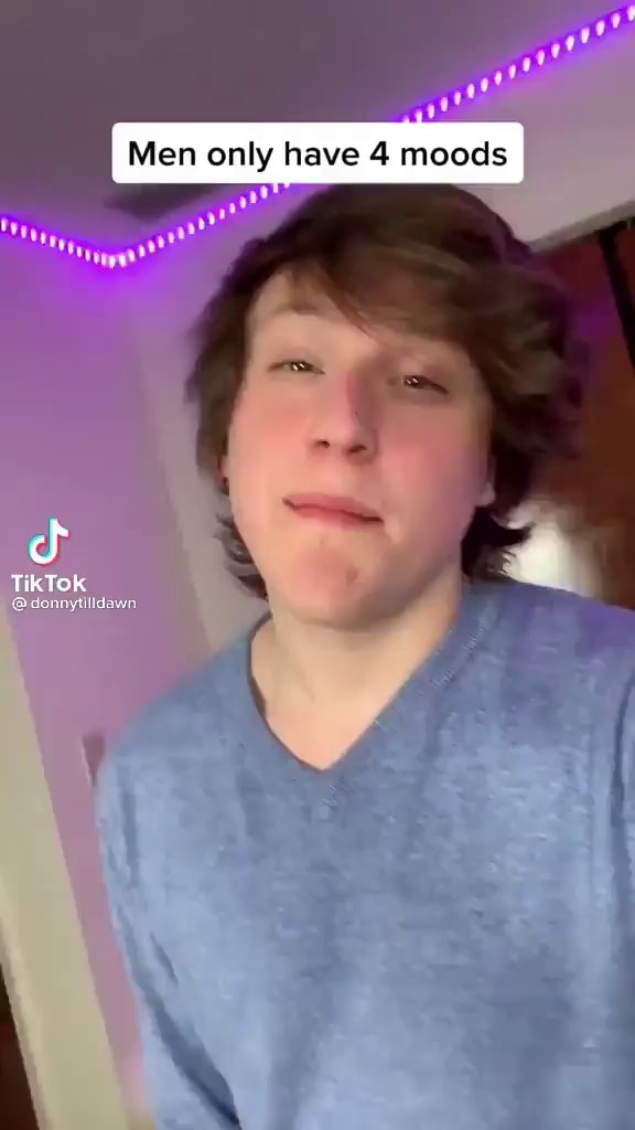 Men Only Have 4 Moods TikTok - IFunny