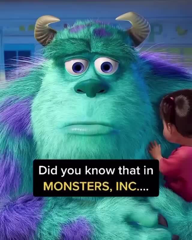 Did You Know That In I Monsters Inc Ifunny 