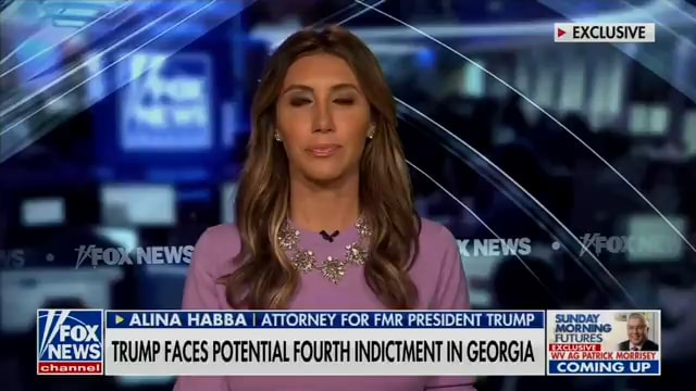 ALINA HABBA I ATTORNEY FOR FMR PRESIDENT TRUMP. TRUMP FACES POTENTIAL ...