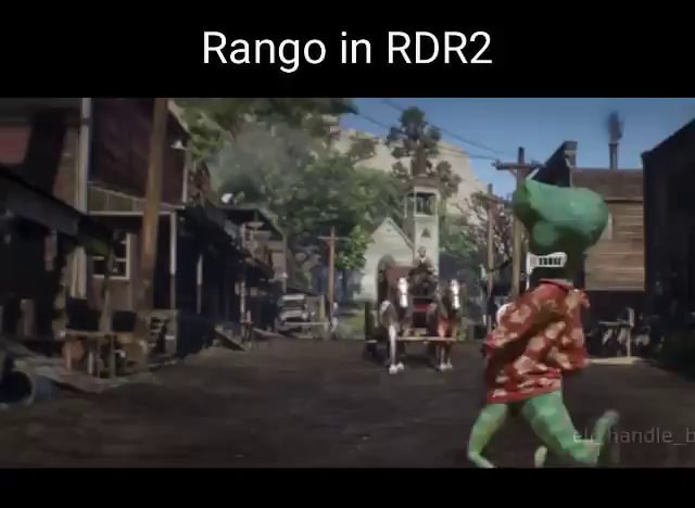 Rdg Rando Rango in RDR2 - iFunny
