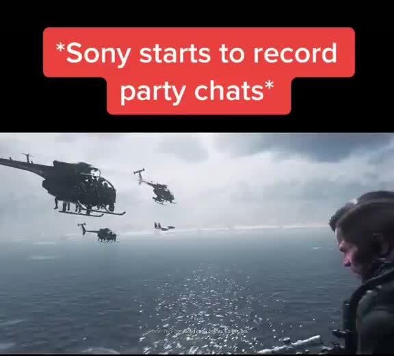 *Sony starts to record party chats* iFunny Brazil