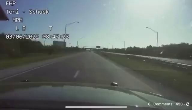 Dashcam video of a highway patrol officer in fl stopping a **** driver ...