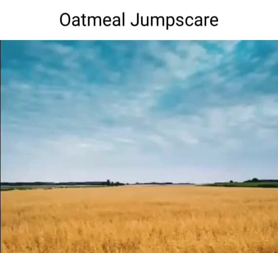 Oatmeal Jumpscare iFunny