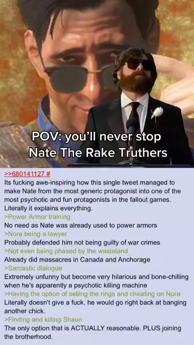 Pov you ll never stop nate the rake truthers 680141127 er its
