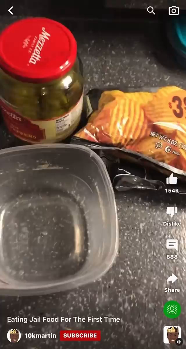 Eating Jail Food For The First Time ) 10kmartin yt Dislike Share iFunny