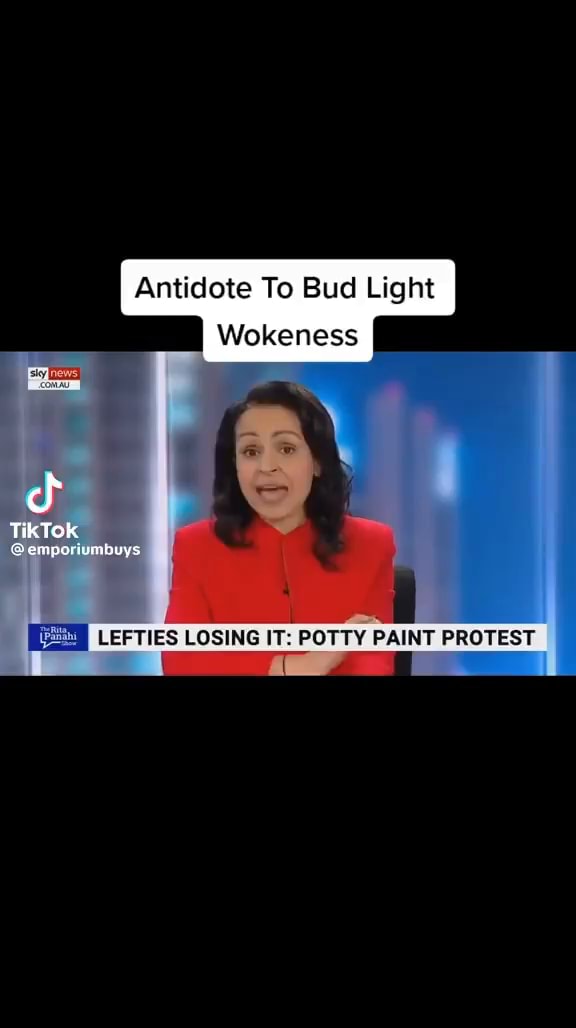 Antidote To Bud Light Wok cf Tik Tok LEFTIES LOSING IT POTTY PAINT