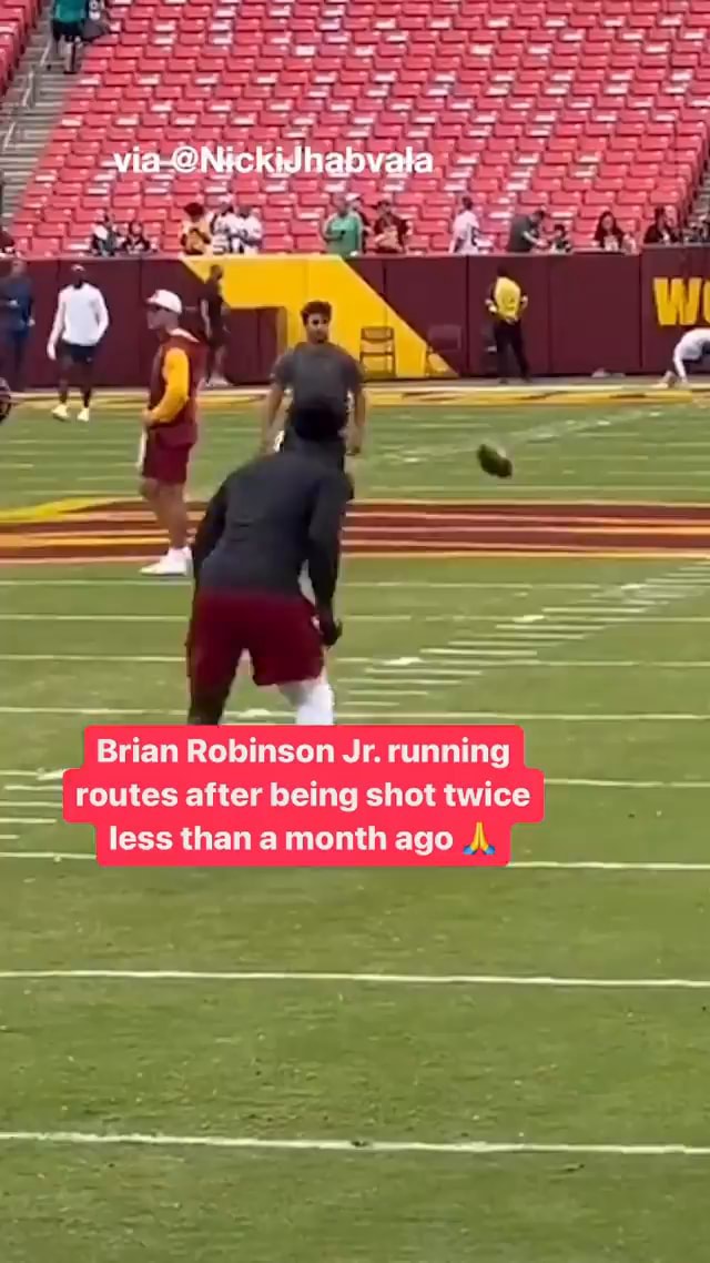Vie Brian Robinson Jr. running I routes after being shot twice less ...