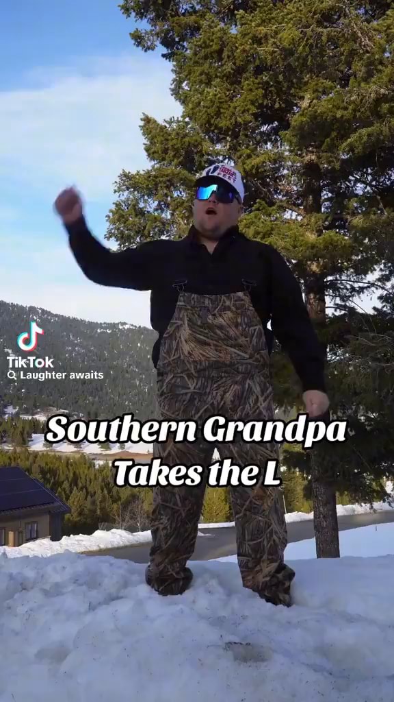 Laughter Laught awaits Southern Grandpa Takes the L - iFunny