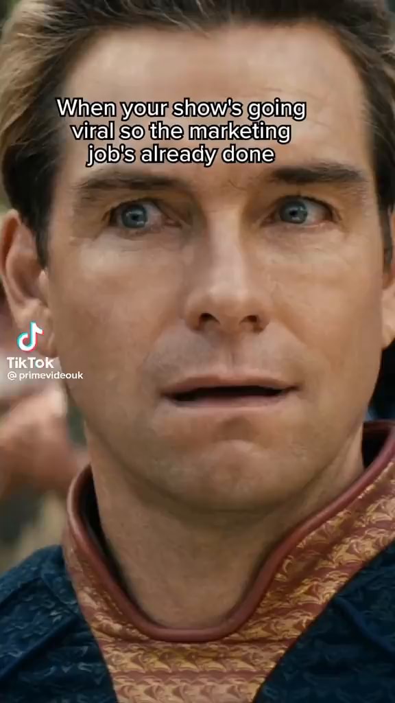 When your show's going viral so the marketing job's already done Tik