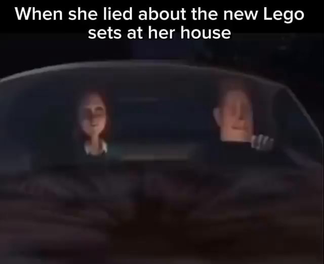 When She Lied About The New Lego Sets At Her House Ifunny