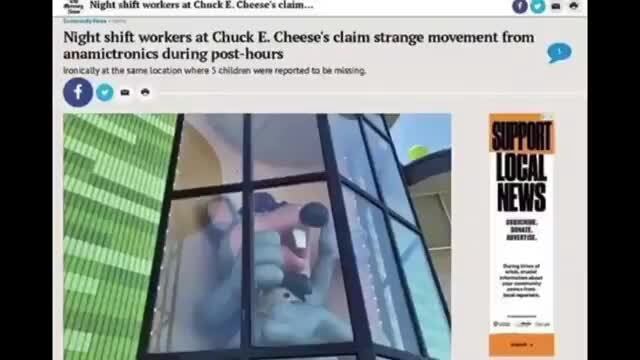 Night Shift Workers At Chuck E Cheese S Claim Strange Movement From Night Shift Workers At Chuck E Cheese S Claim Strange Movement From