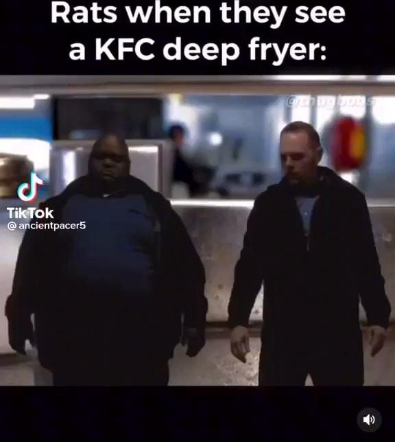 Rats when they see a KFC deep fryer ape iFunny
