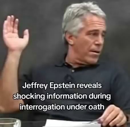 Jeffrey Epstein reveals shocking information during under oath - iFunny