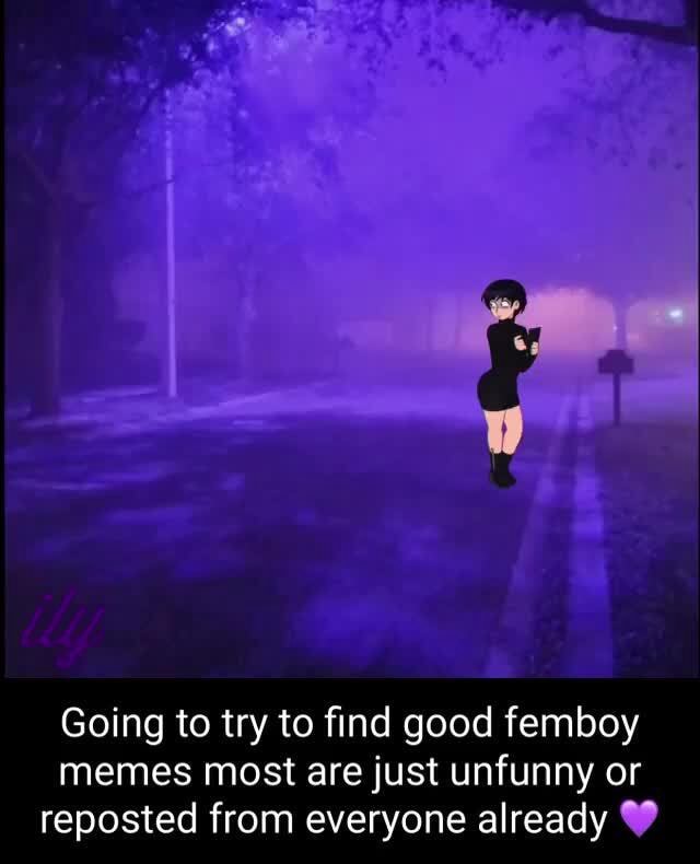 Going to try to find good femboy memes most are just unfunny or ...