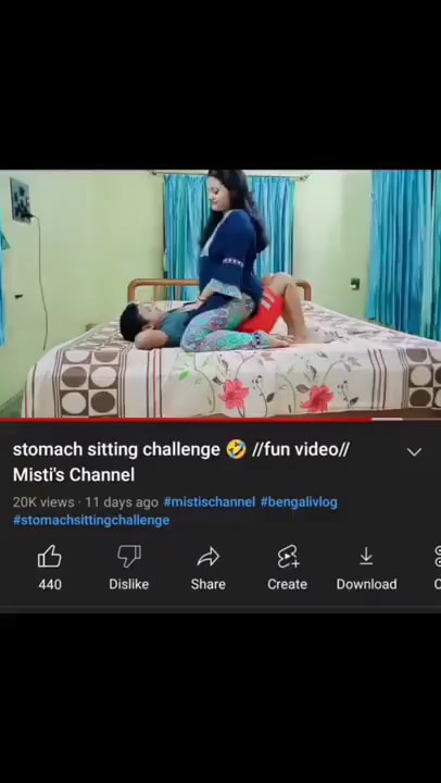 Stomach sitting challenge //fun video// Misti's Channel views 11 days ago #mistischannel #bengaliviog PP A a ' 440 Dislike Share Create Download - iFunny