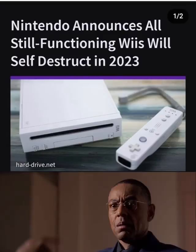 Nintendo Announces All StillFunctioning Wiis Will Self Destruct in