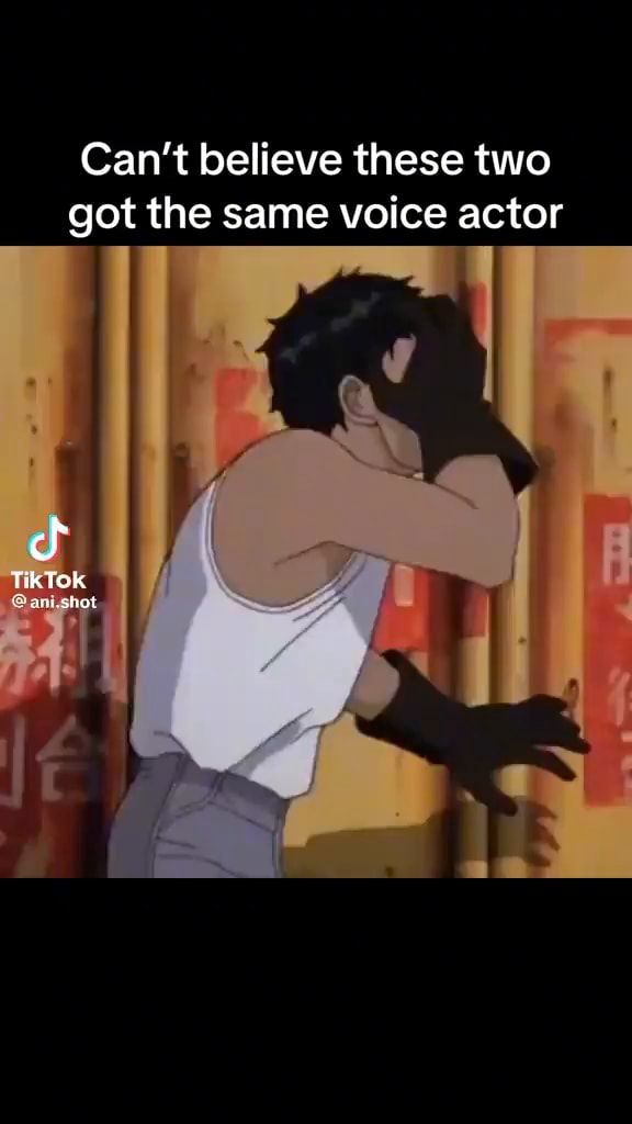 Can't believe these two got the same voice actor I Tik TOK - iFunny