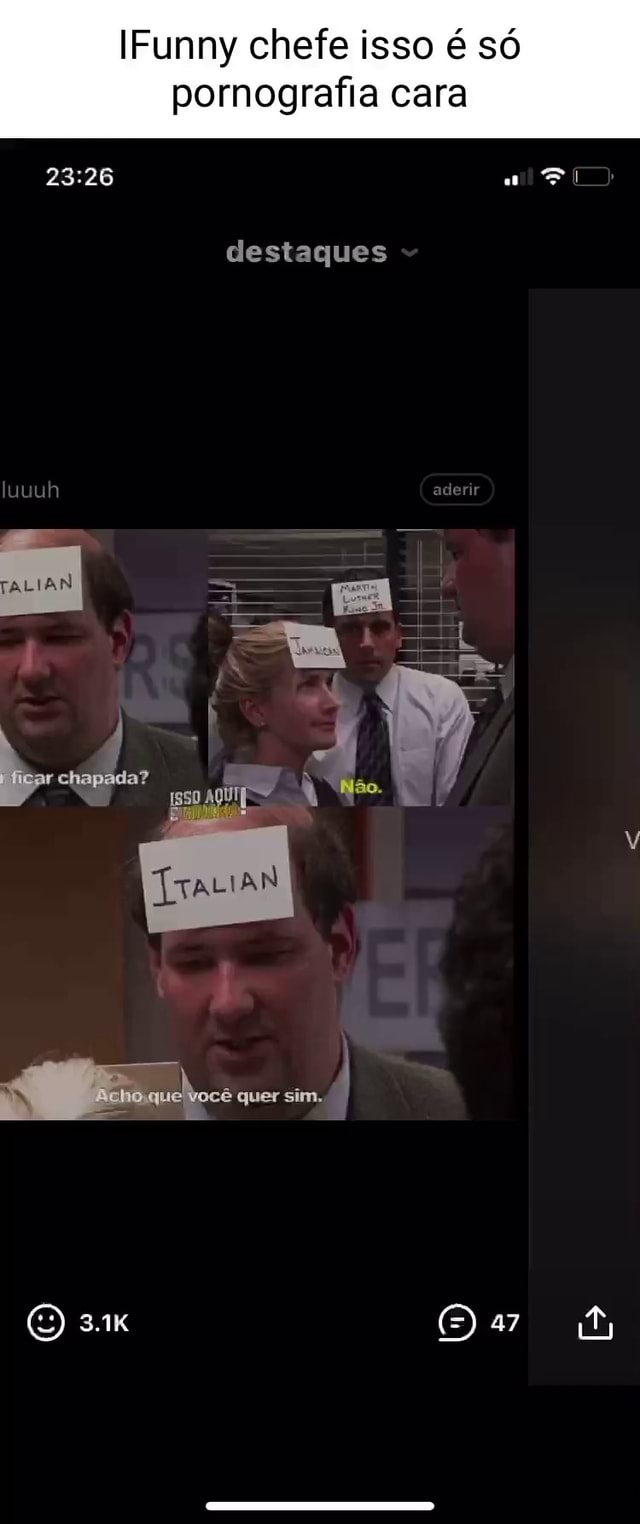 Funny chefe isso é só pornografia cara destaques luuuh adenir chapada ...