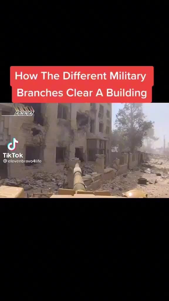 How The Different Military Branches Clear A Building TikTok iFunny